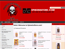 Tablet Screenshot of ephedrastore.com